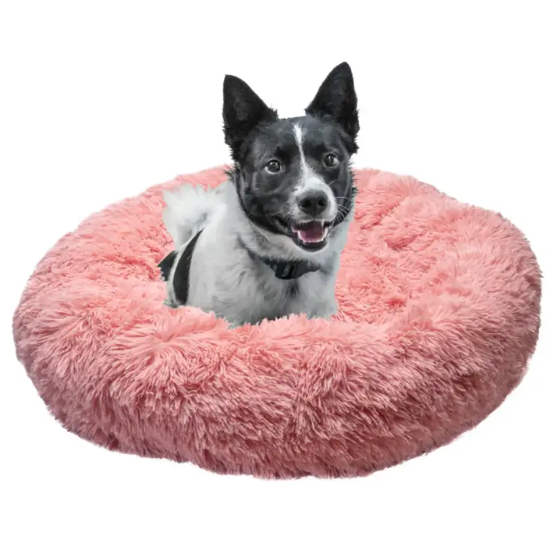 Soft Pink Dog Bed, 60 cm