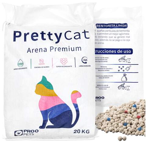 Unscented Bentonite Clumping Cat Litter, 25L