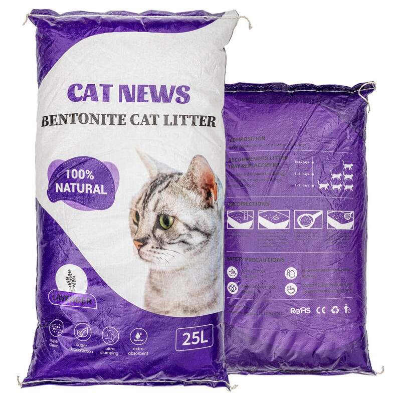 Bentonite Clumping Cat Litter, Lavender Scent, 25 L - Image 6