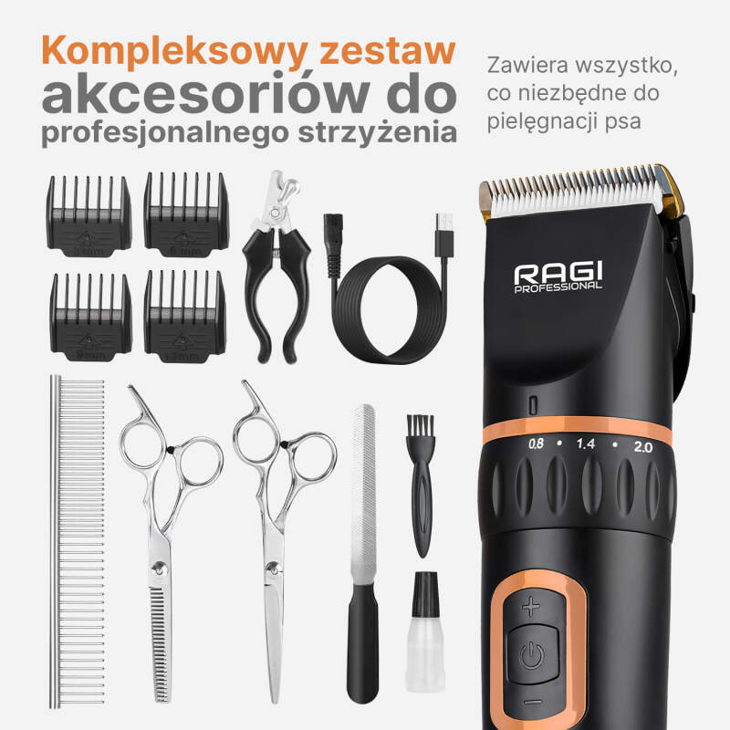 Quiet Cordless Dog Grooming Clippers - Image 10
