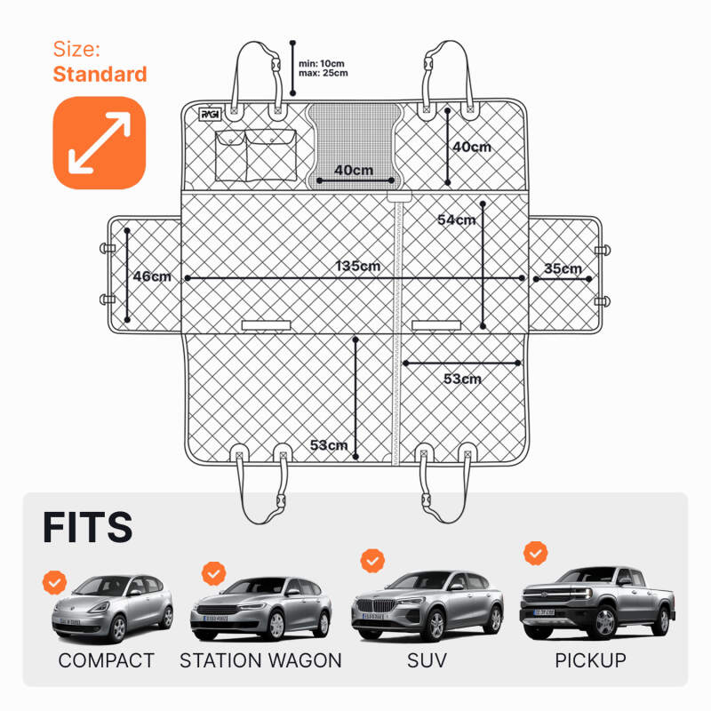 RAGI 4-in-1 Waterproof Dog Car Seat Cover - Image 11