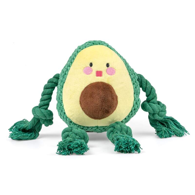 RAGI Plush Avocado Squeaky Dog Toy - Image 2