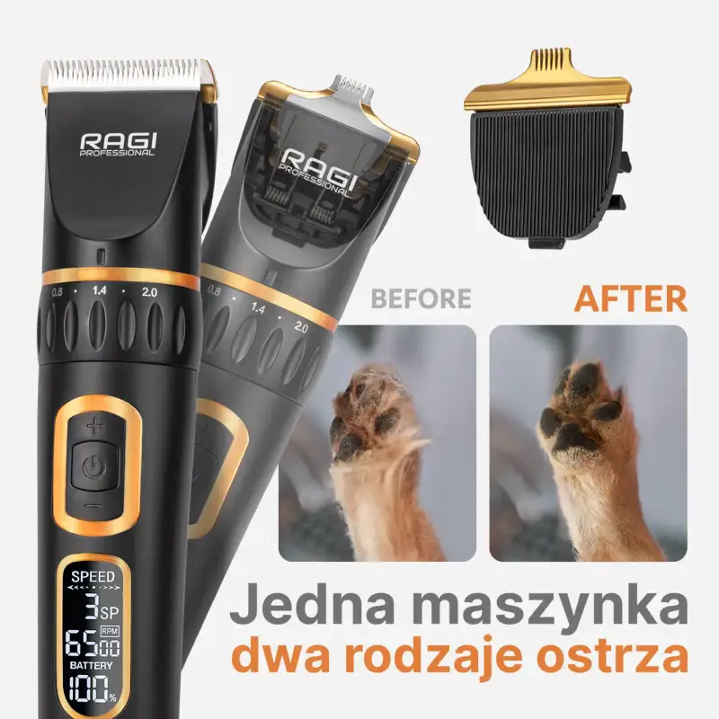 Quiet Cordless Dog Grooming Clippers - Image 6