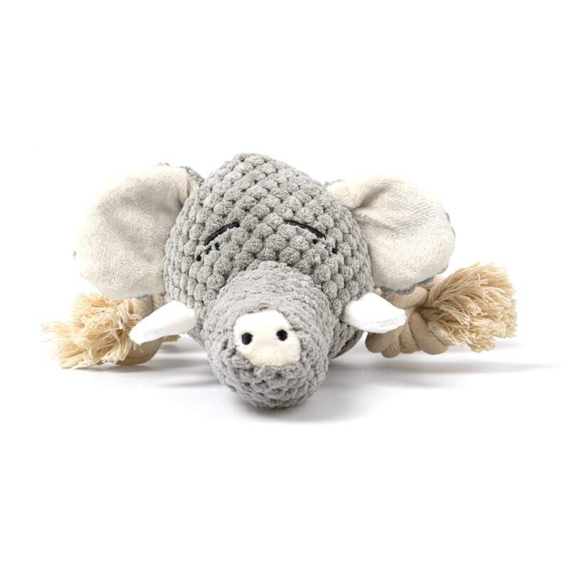 Cotton Elephant Plush Rope Dog Toy - Image 2