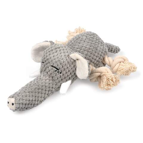 Cotton Elephant Plush Rope Dog Toy