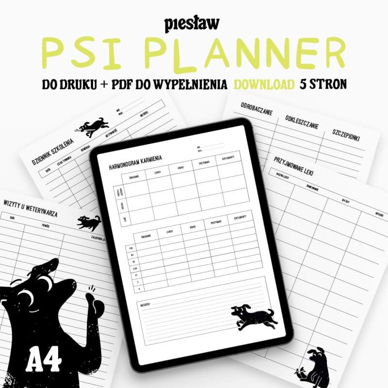 Printable Dog Care Planner – Organize Your Dog's Whole Routine
