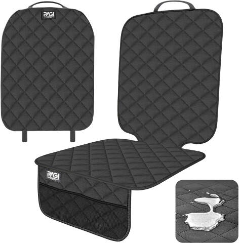 2-in-1 Single Car Seat Protector with Backrest Cover