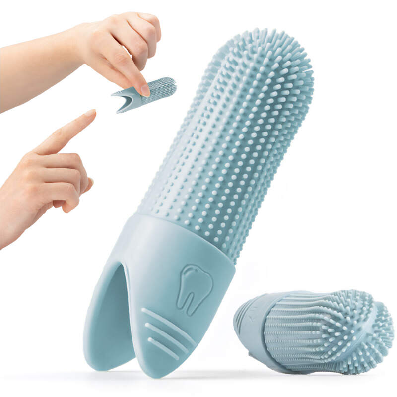 Silicone Finger Toothbrush for Dogs and Cats