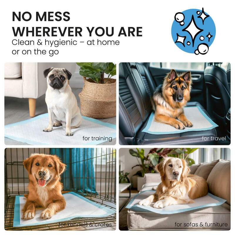 Absorbent Puppy Training Pads 60x60 cm (50 Pack) - Image 3