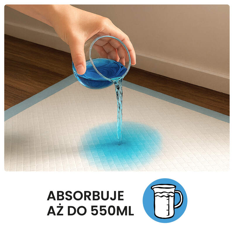 Large Absorbent Puppy Training Pads 90x60 cm (50 Pack) - Image 4
