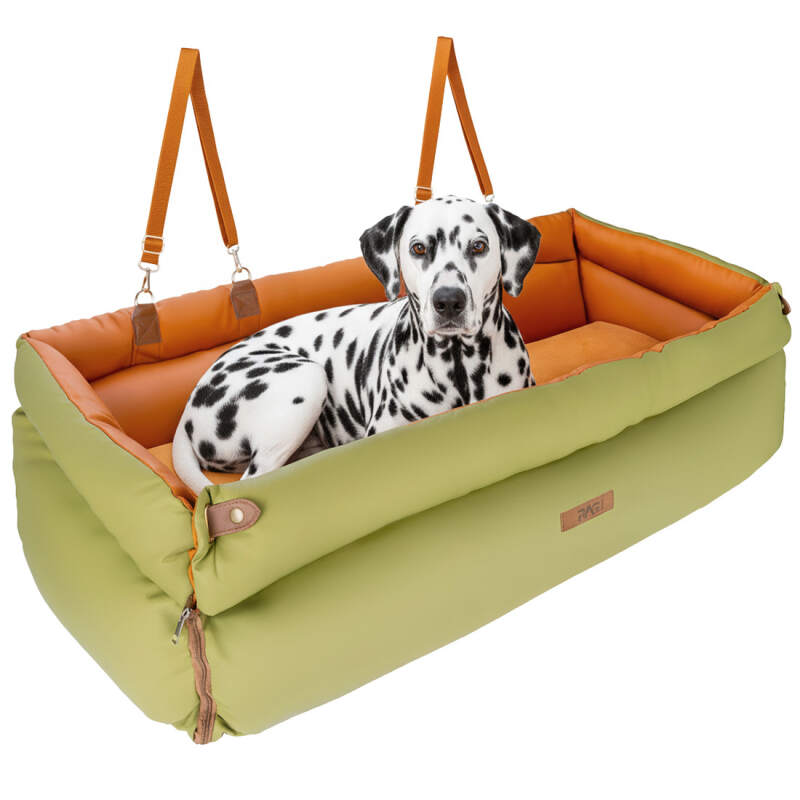 2-in-1 Dog Car Seat & Travel Bed (Green) - Image 3