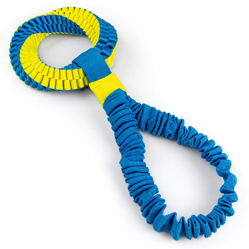 Heavy-Duty Dog Tug Toy with Bungee Shock Absorber - Image 2