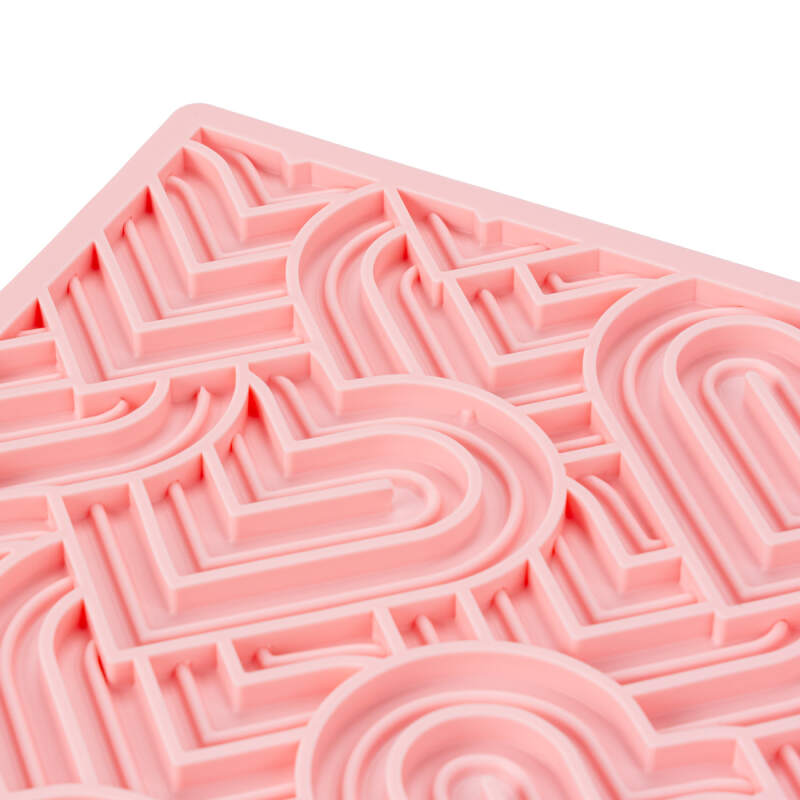 Pink Heart Lick Mat for Dogs & Cats (20x20cm) - Image 5