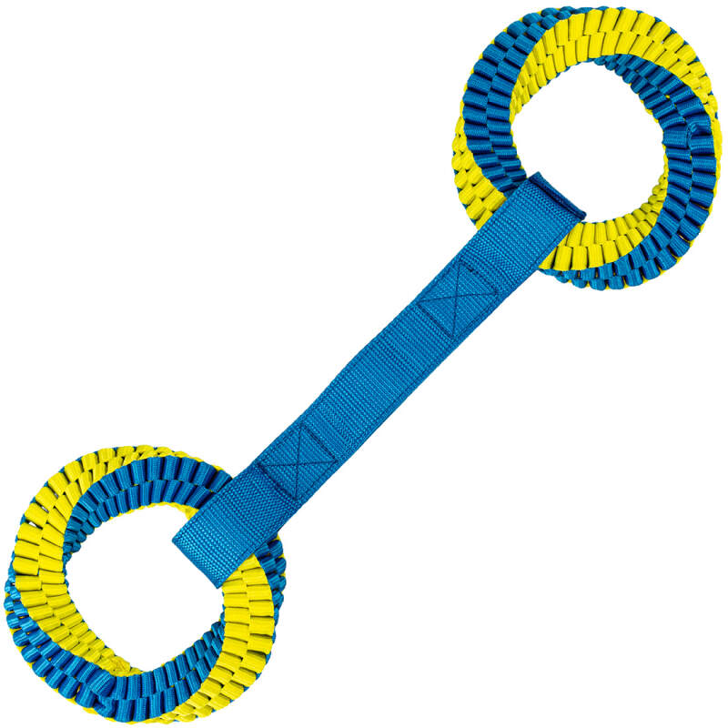 Heavy-Duty Tug Toy for Large Dogs – Two Rings with Strap - Image 5