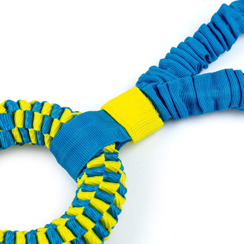 Heavy-Duty Bungee Dog Tug Toy – Ring with Handle, 43x15 cm - Image 3