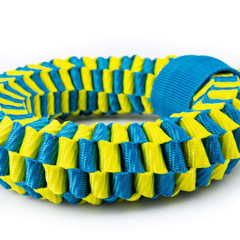 Heavy-Duty Bungee Dog Tug Toy – Ring with Handle, 43x15 cm - Image 5