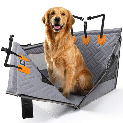 Open-Top Car Seat for Large Dogs