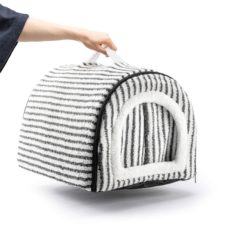 Covered Dog Bed Cave for Small Dogs and Cats - Image 2