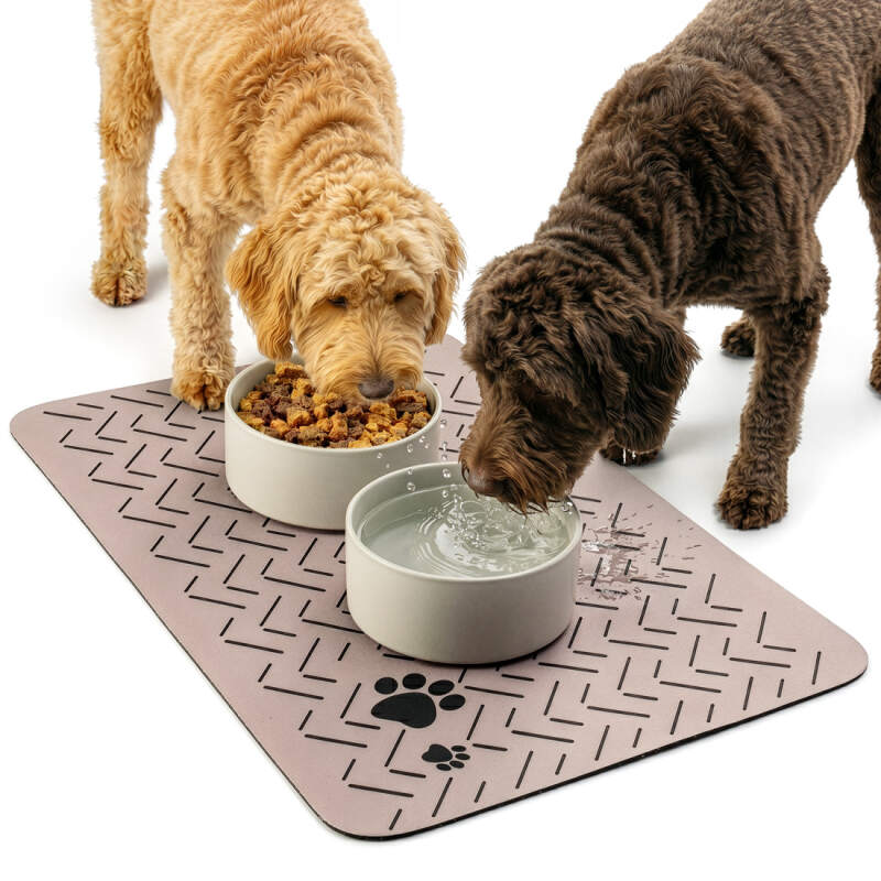 Large Waterproof Dog Bowl Mat, 40 x 60 cm - Image 3