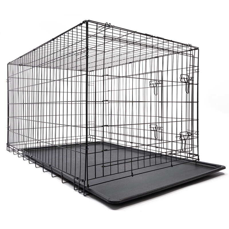 XXL Folding Metal Dog Crate 120x75x81 cm - Image 3