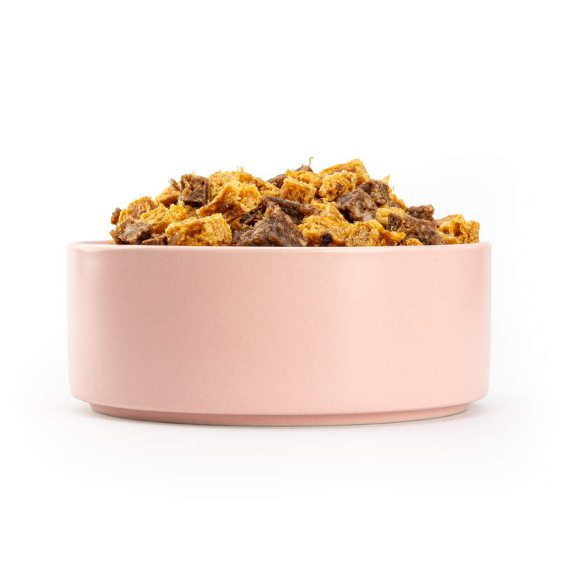 Ceramic Dog Bowl 400 ml (Pink) - Image 4