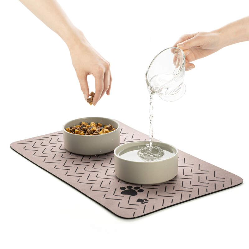 Waterproof Non-Slip Dog Bowl Mat, 30 x 50 cm - Image 4