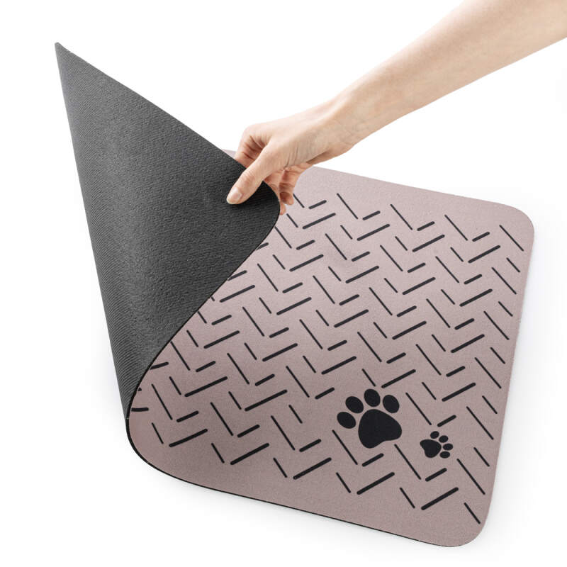 Waterproof Non-Slip Dog Bowl Mat, 30 x 50 cm - Image 5