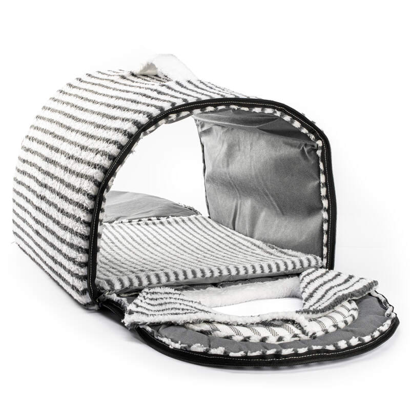 Covered Dog Bed Cave for Small Dogs and Cats - Image 9