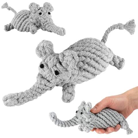 Tauspielzeug fuer Hunde in Elefanten-Form