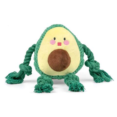 Alternative view of RAGI Plüsch-Avocado mit Quietscher für Hunde