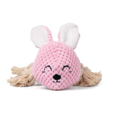 Alternative view of Plüsch-Hase mit Quietscher für Hunde