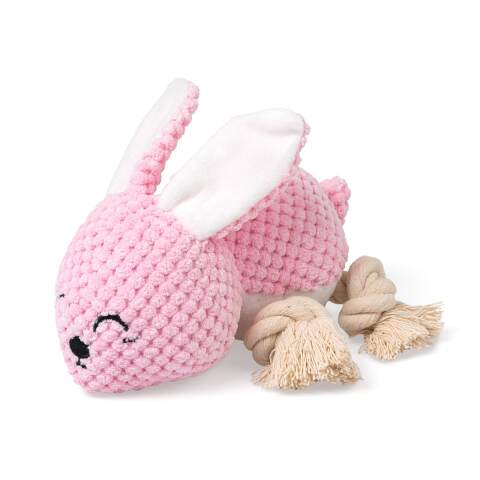 Plüsch-Hase mit Quietscher für Hunde