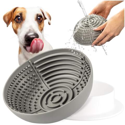 Anti-Schling-Napf für Hunde aus Silikon, 550 ml