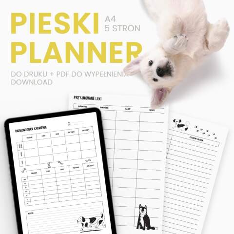 Hundeplaner als PDF – zum Selbstausdrucken für jeden Halter