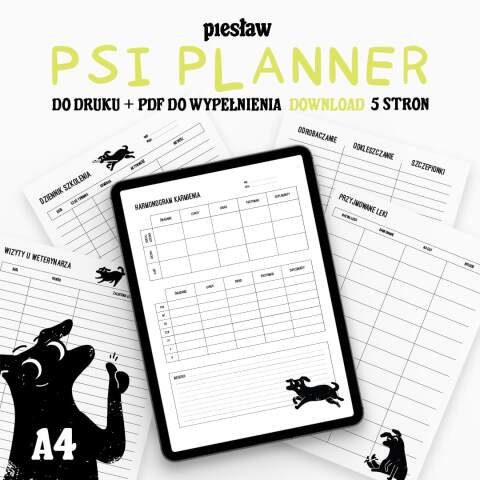 Hundeplaner zum Ausdrucken – Organisiere die Pflege deines Hundes