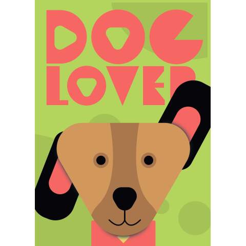 „Dog Lover" Poster – A3-Wandkunst zum Ausdrucken