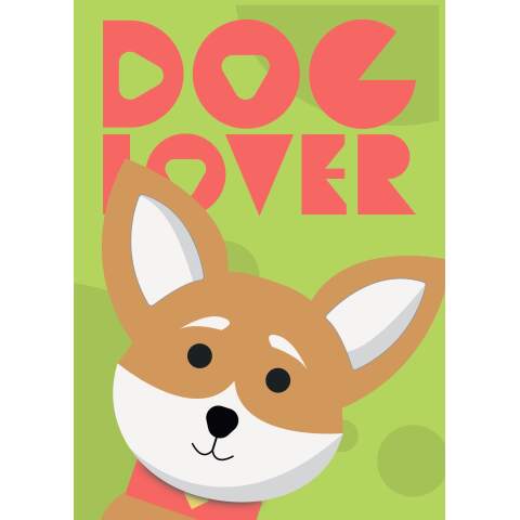 Corgi „Dog Lover" Poster – A3-Wandkunst zum Ausdrucken