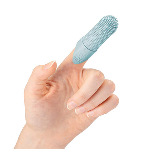 Alternative view of Fingerzahnbürste aus Silikon für Hund und Katze