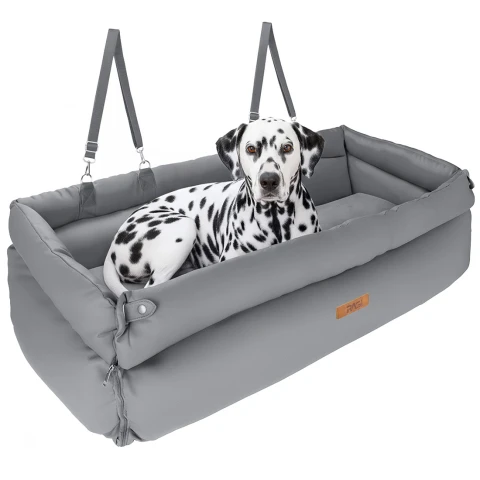 Alternative view of 2-in-1 Hunde Autositz & Reisebett für mittelgroße und große Hunde