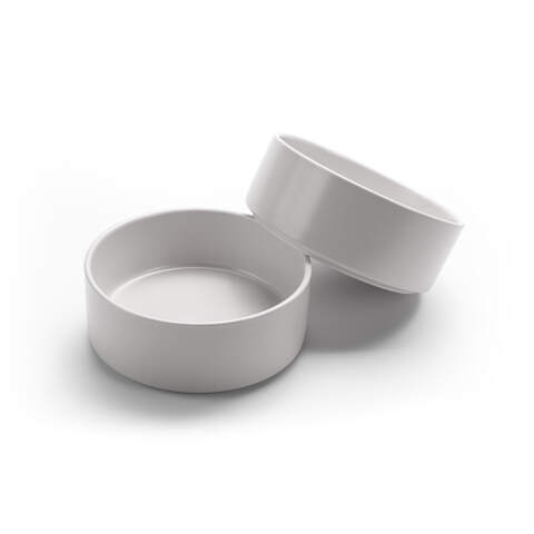 Alternative view of Kleiner Keramik Hundenapf 400 ml in Grau